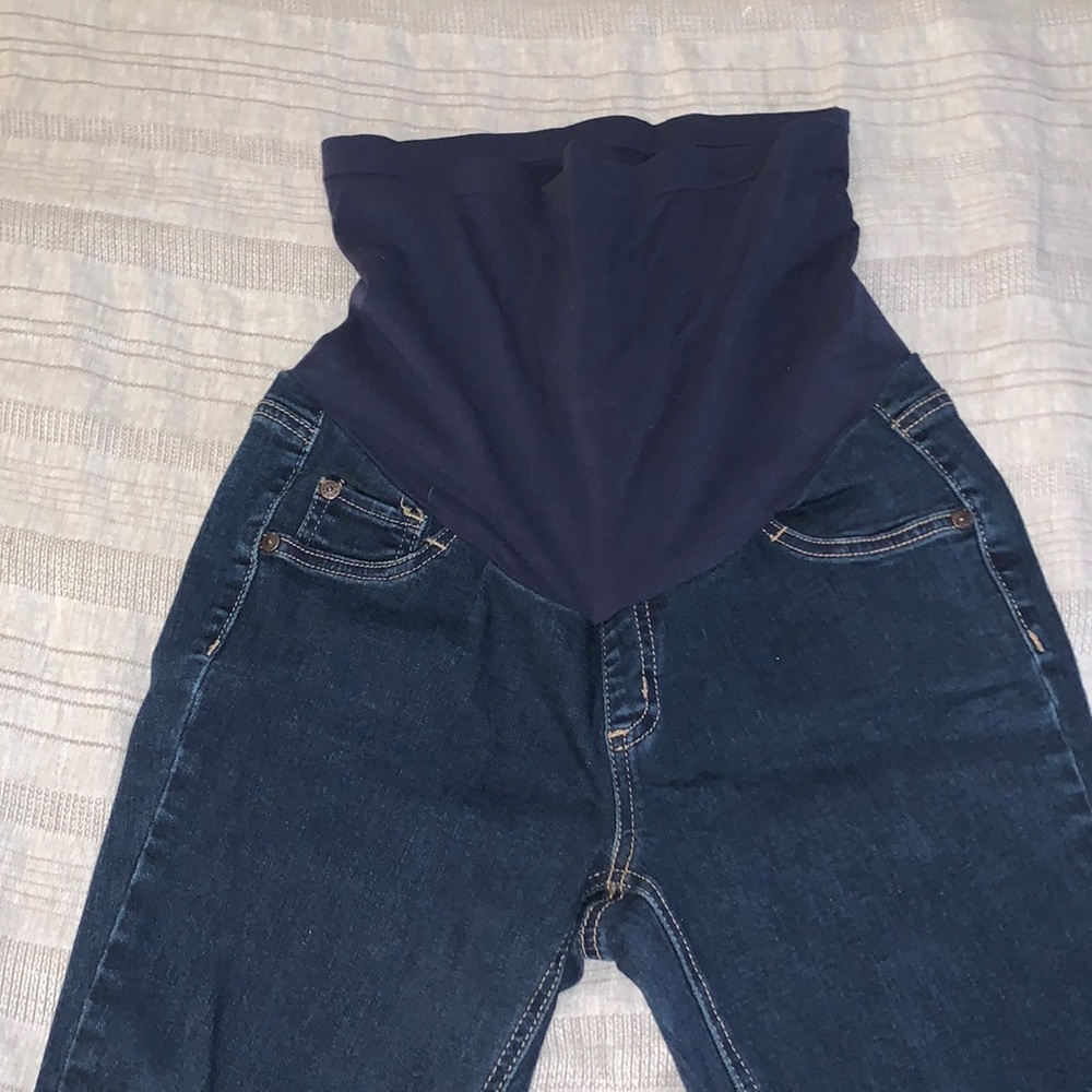 Full panel maternity skinny jeans